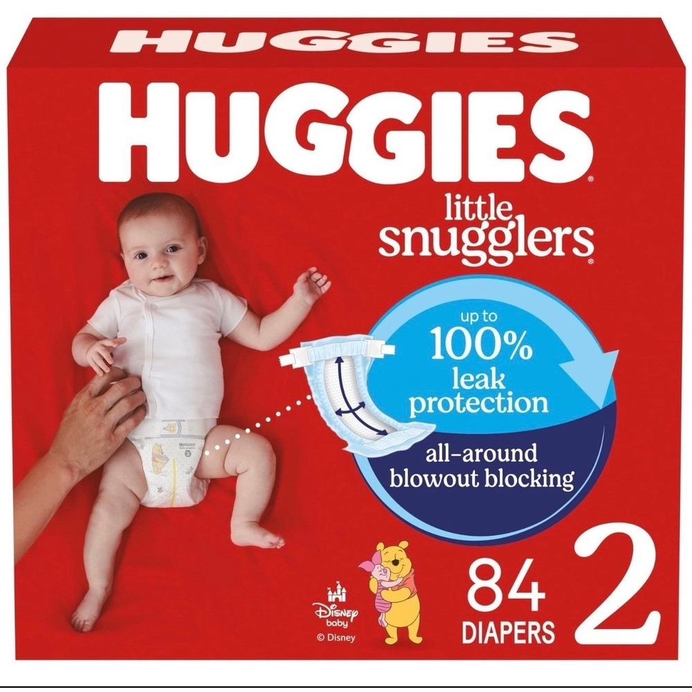 Huggies Little Snugglers Size 2 Baby Diapers 84 Count Disney Winnie the Pooh